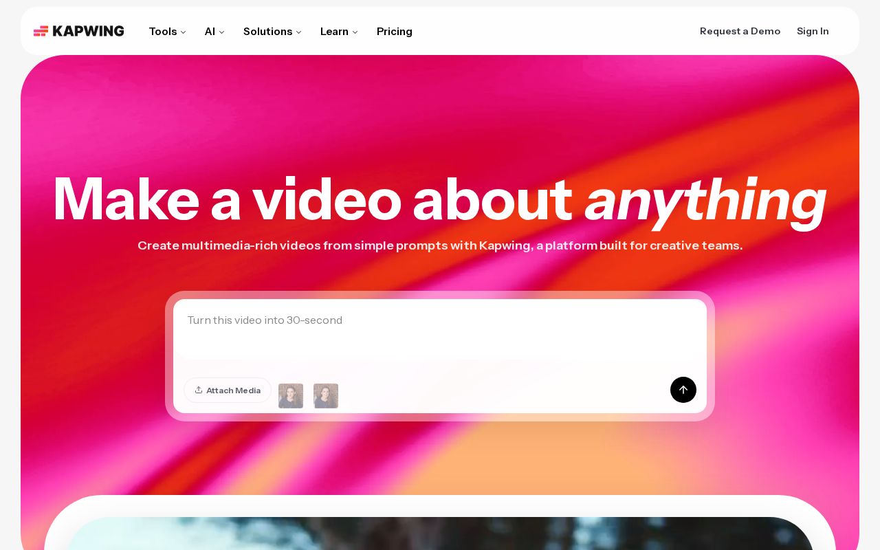 Kapwing screenshot
