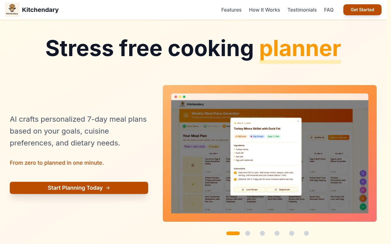 Kitchendary screenshot