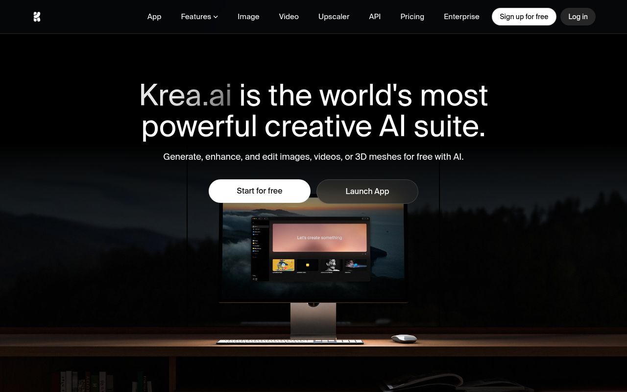 KREA screenshot
