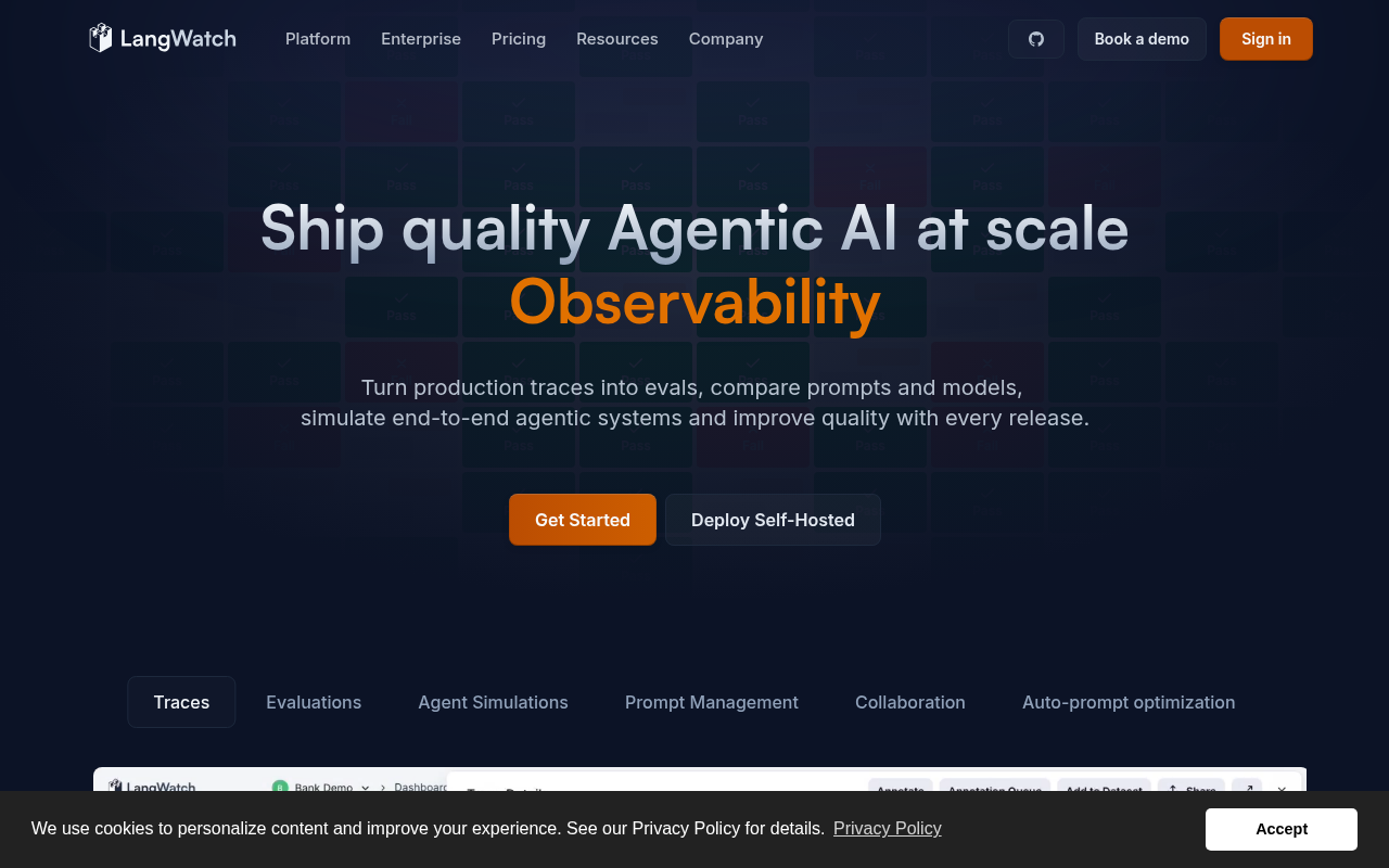 LangWatch screenshot