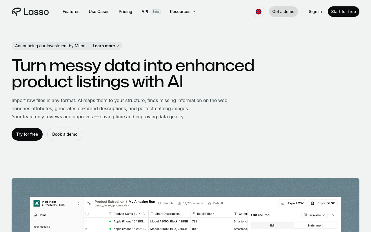 Lasso screenshot