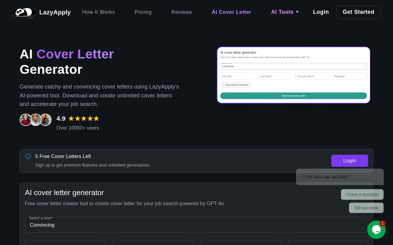 LazyApply screenshot
