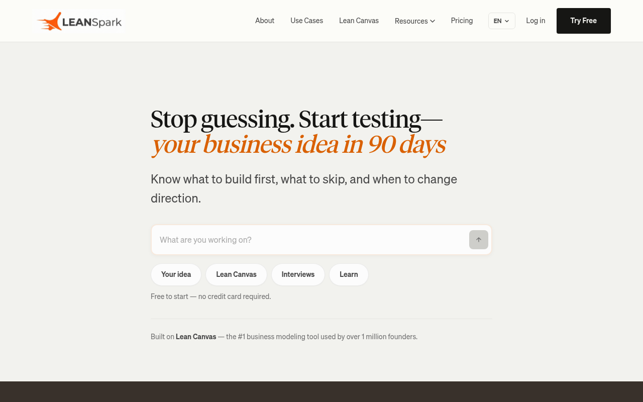LEANSpark screenshot
