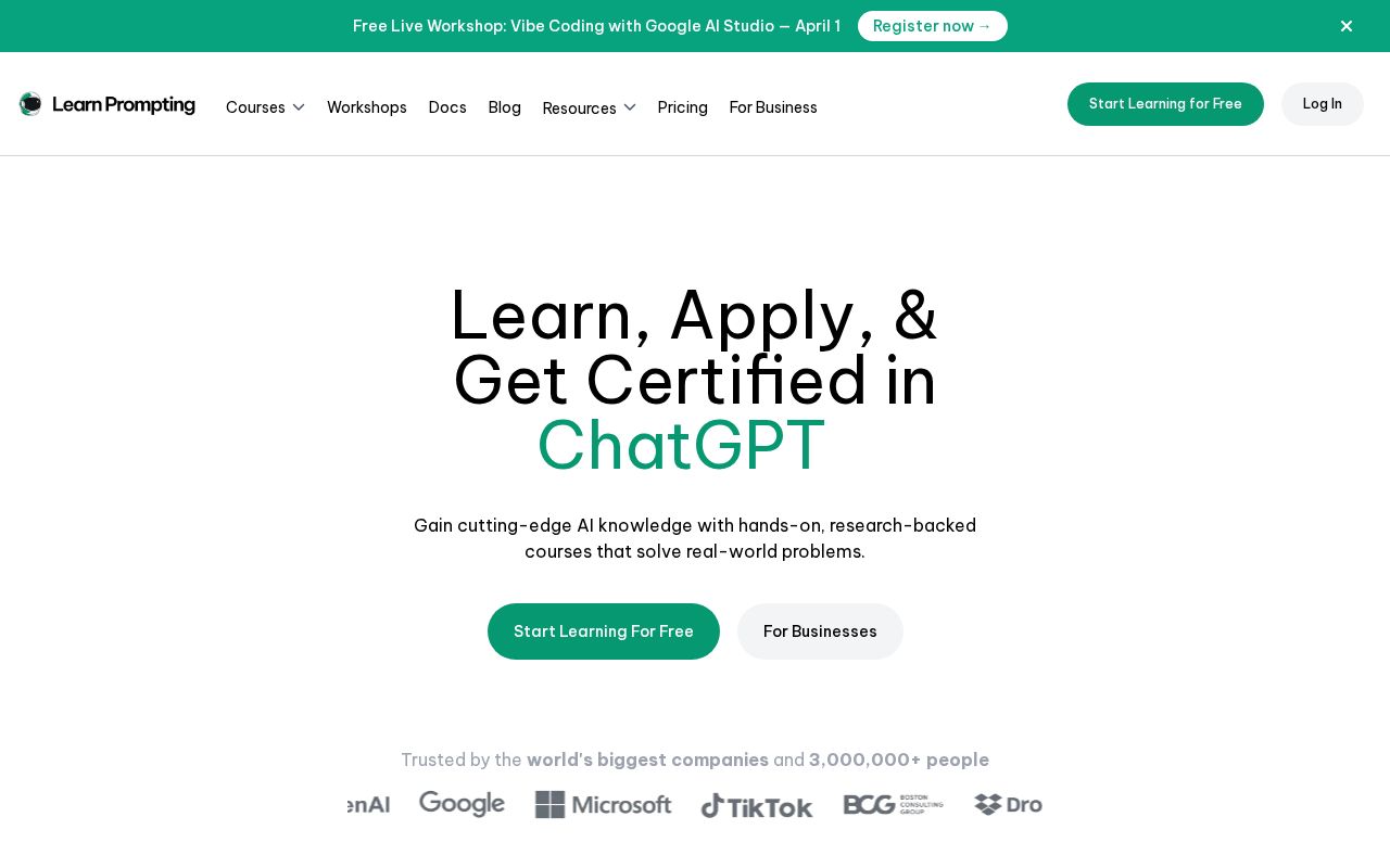 Learn Prompting screenshot