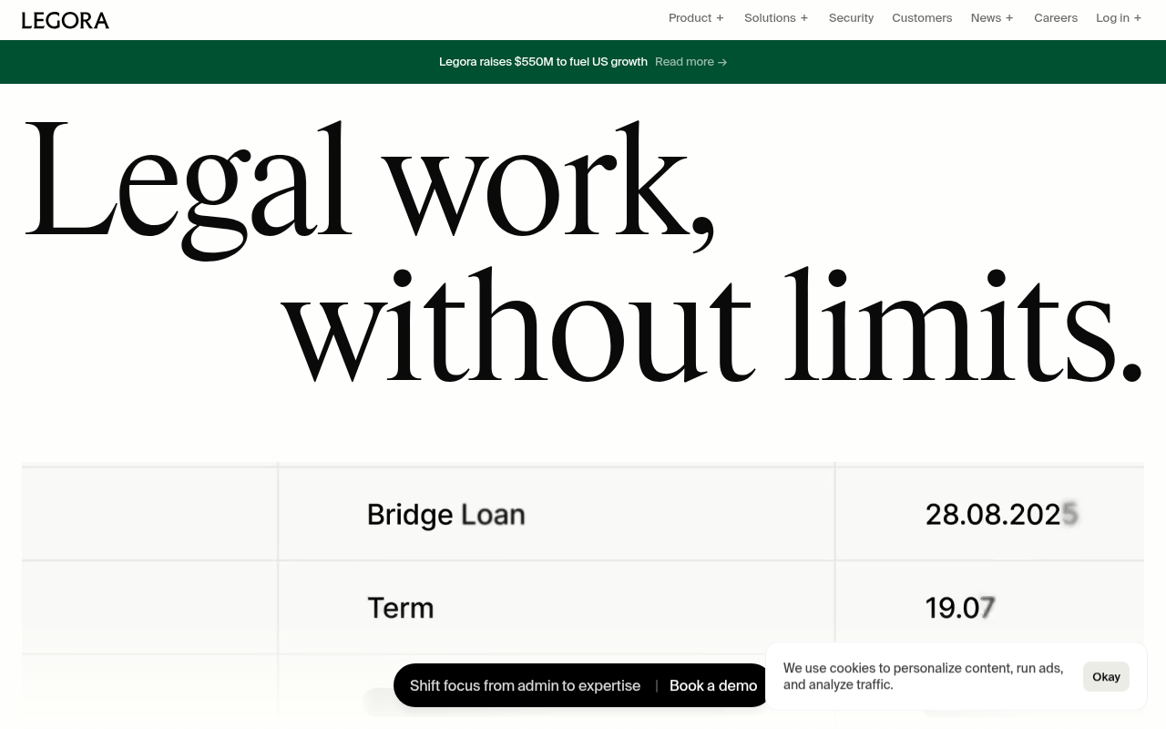 Legora screenshot