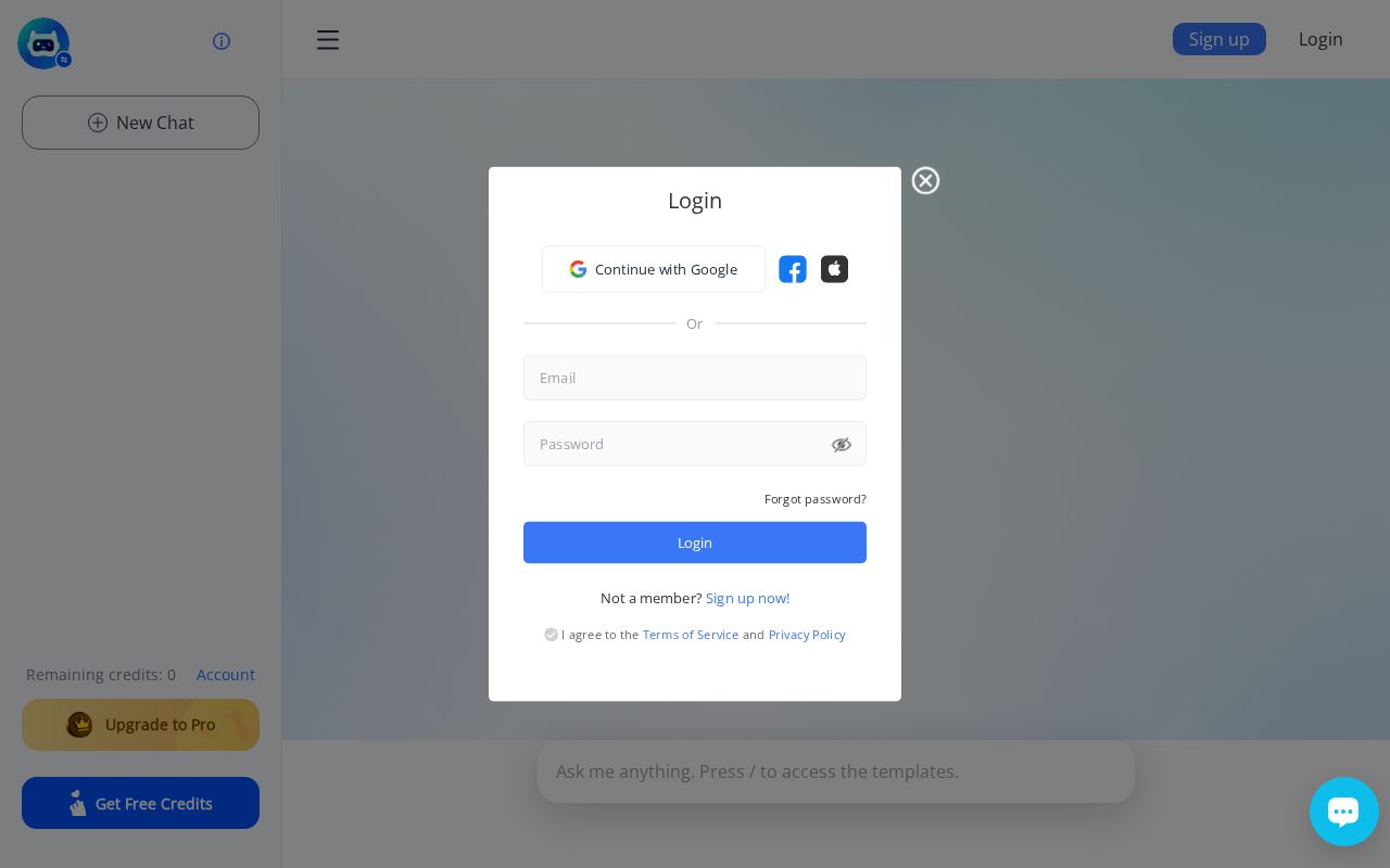 LetsView Chat screenshot