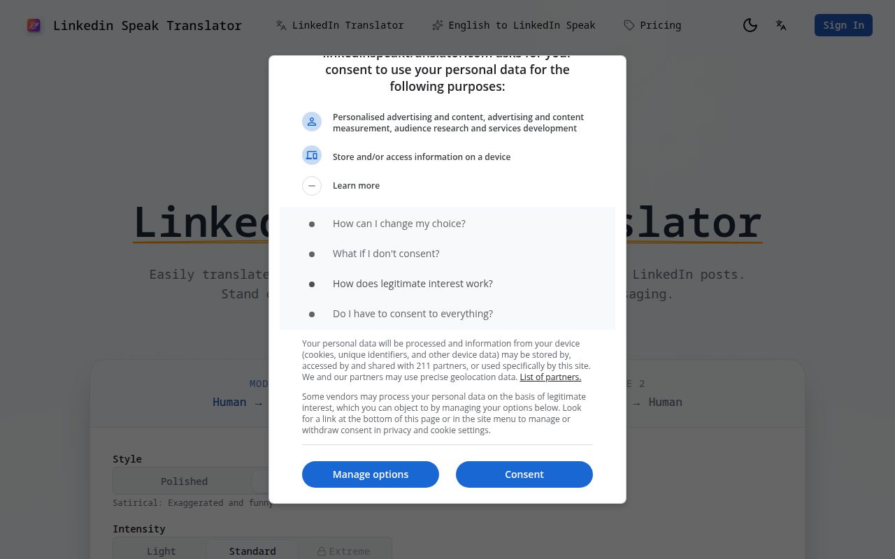 LinkedIn Speak Translator Review 2026 + Alternatives | TryAnAI