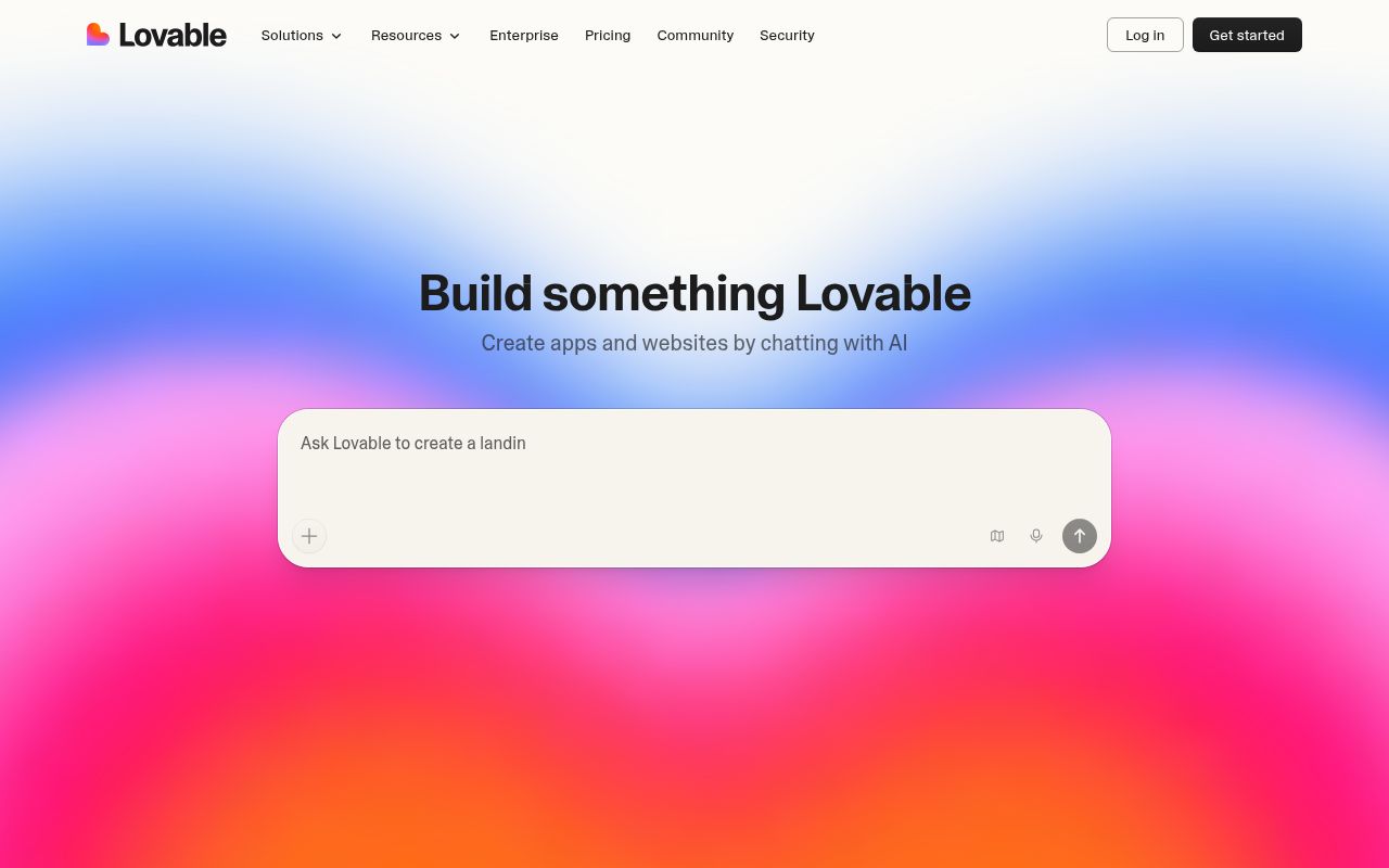 Lovable screenshot
