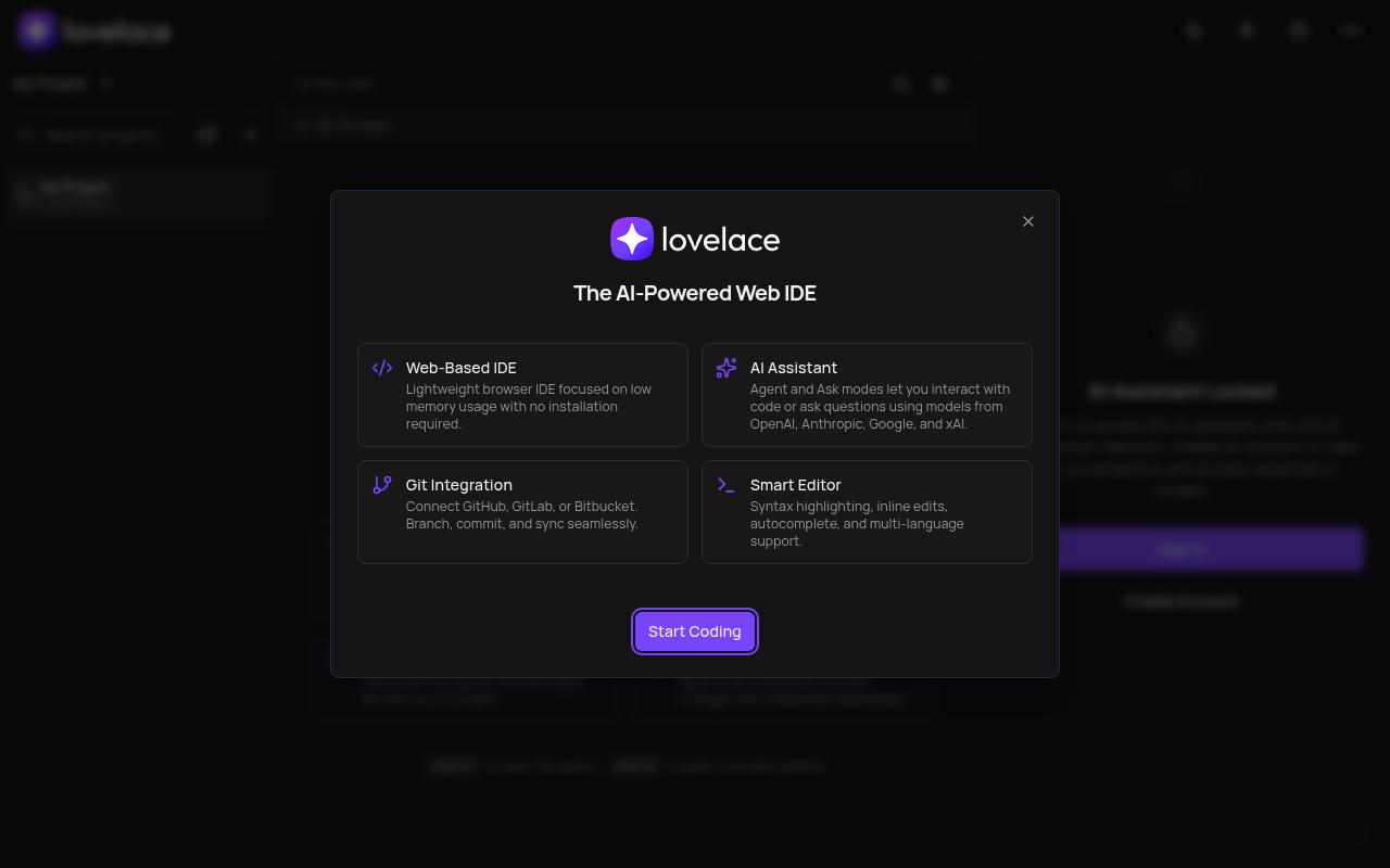 Lovelace screenshot