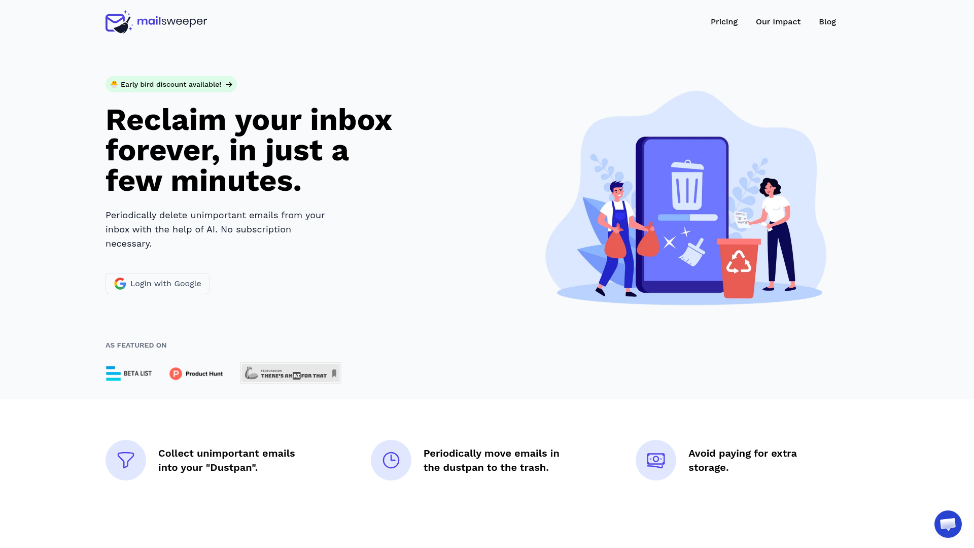 MailSweeper screenshot