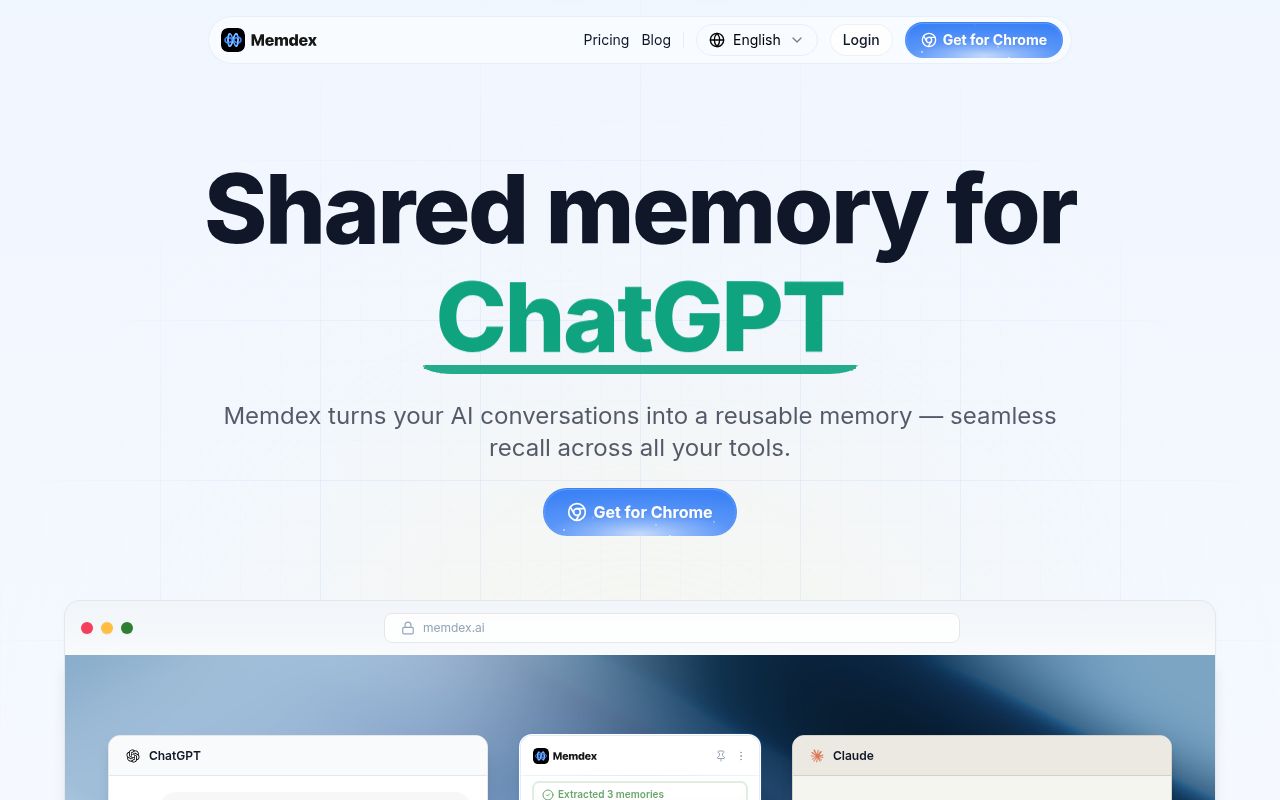 Memdex screenshot