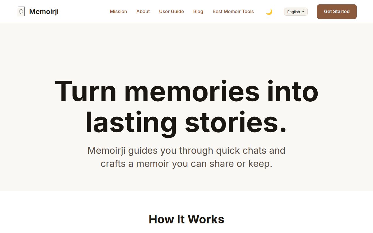 Memoirji screenshot