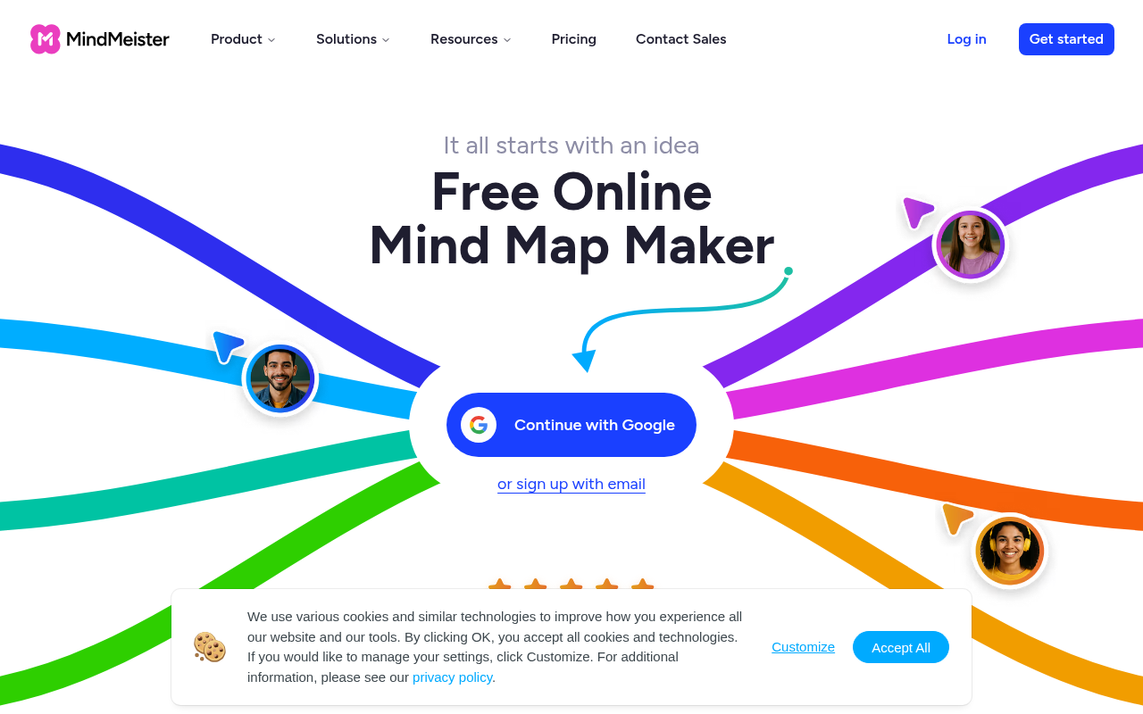 MindMeister screenshot