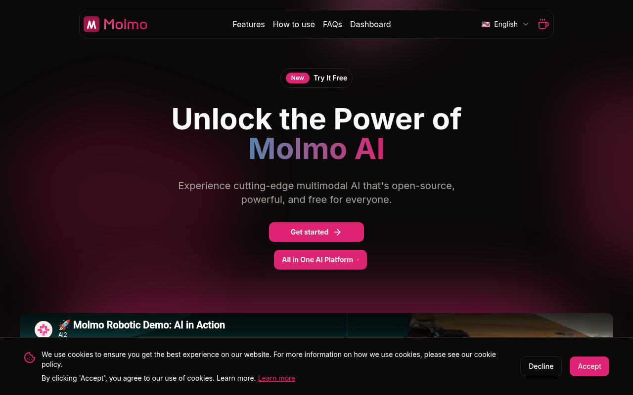 Molmo AI screenshot
