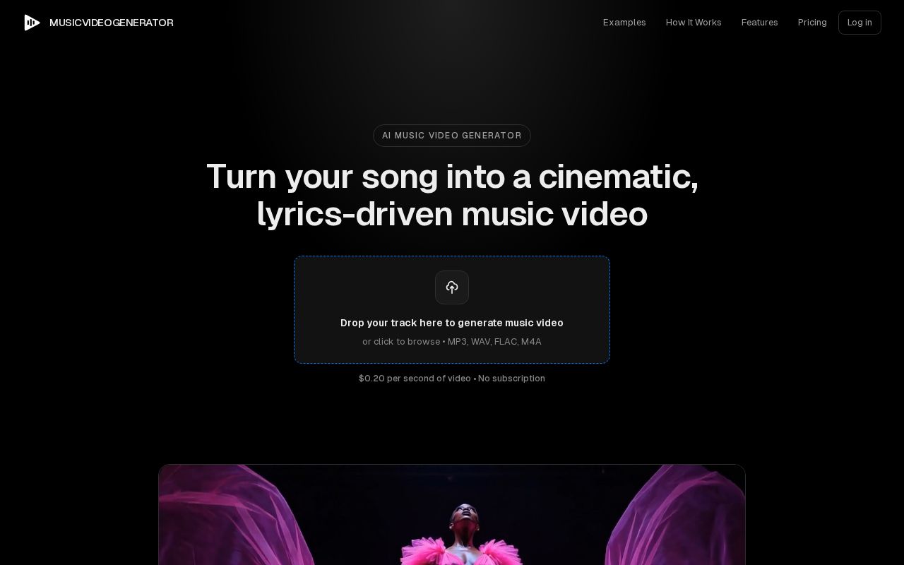 Music Video Generator screenshot