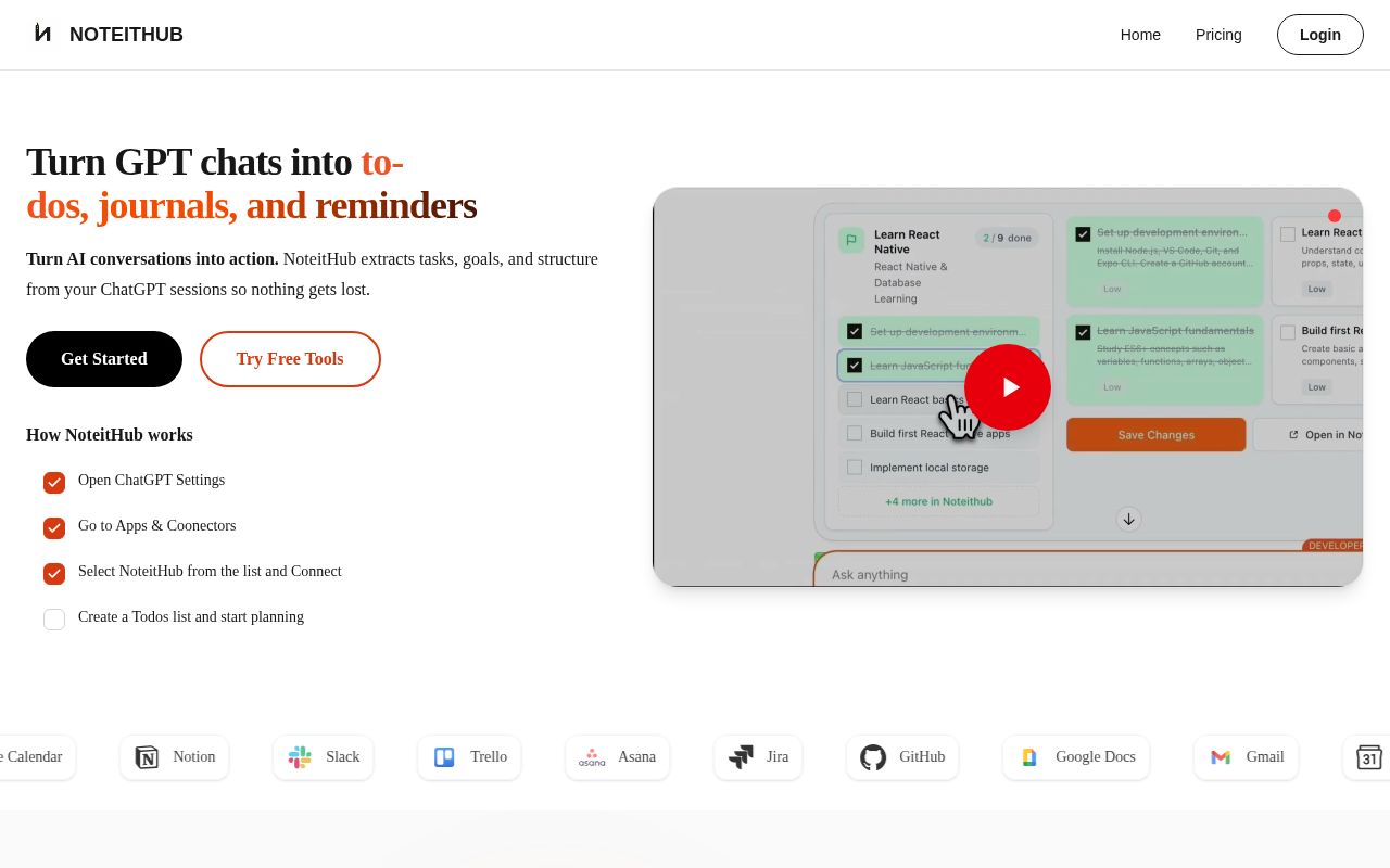 NoteitHub screenshot