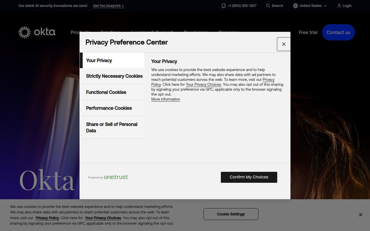 Okta for AI Agents screenshot