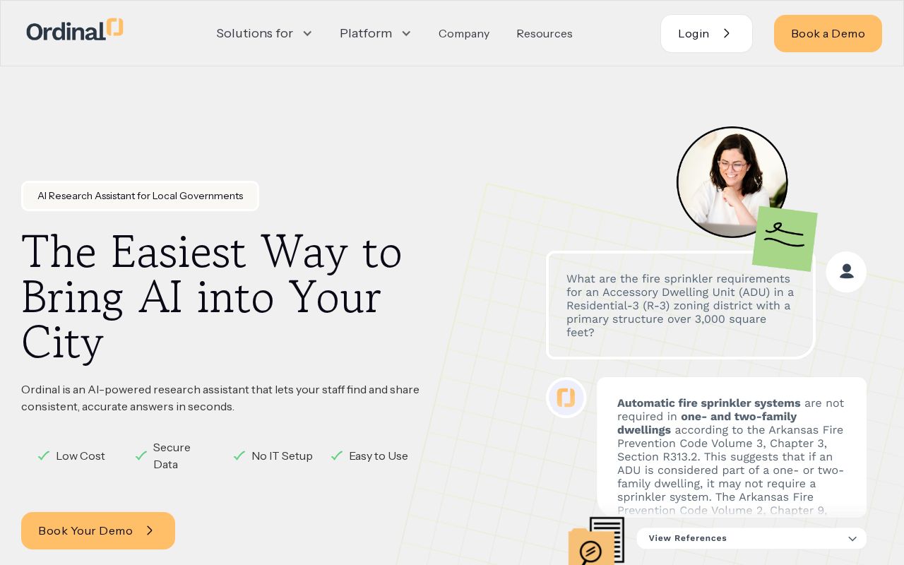 Ordinal screenshot