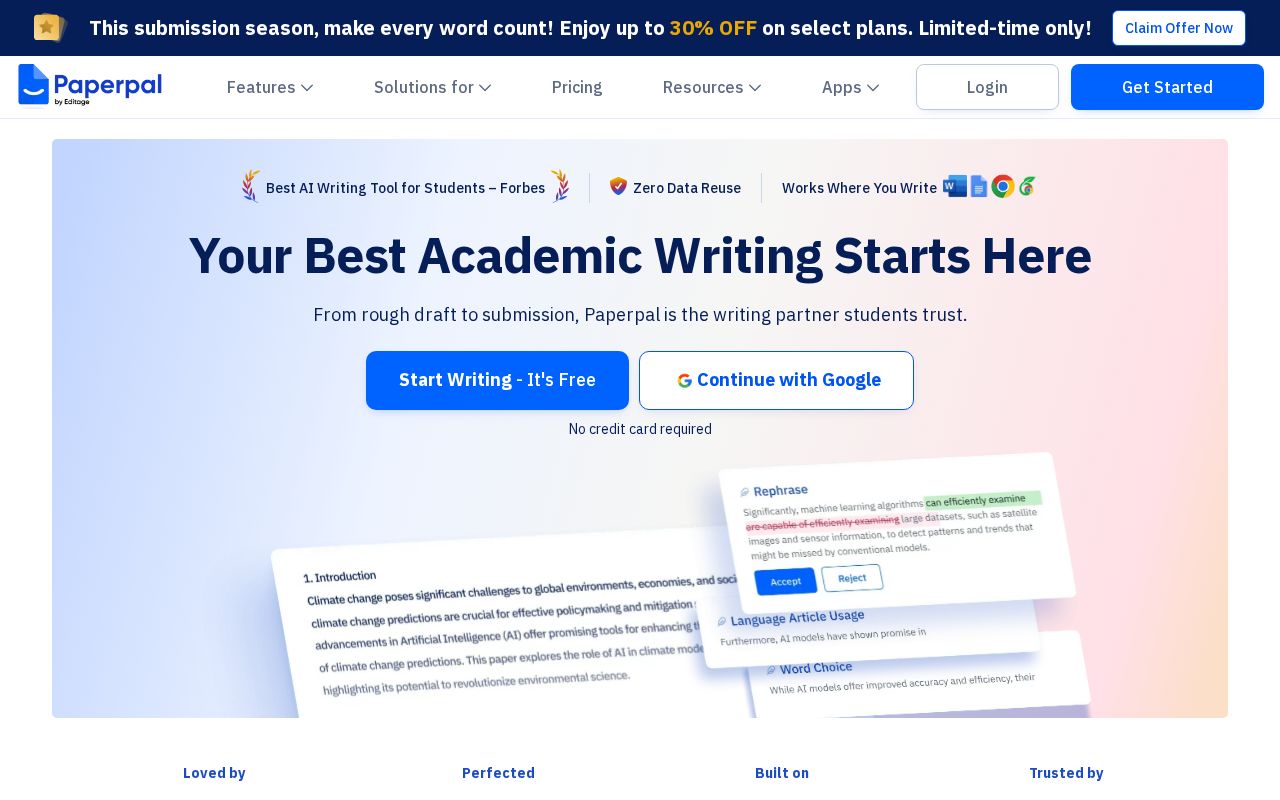 Paperpal screenshot