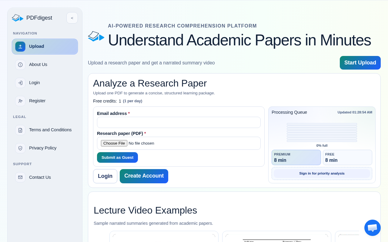 PDFdigest screenshot