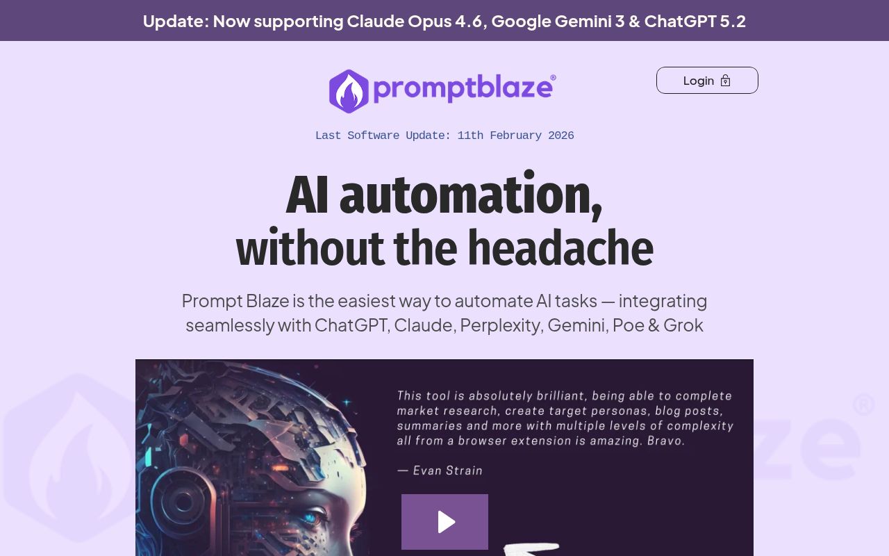 Prompt Blaze screenshot
