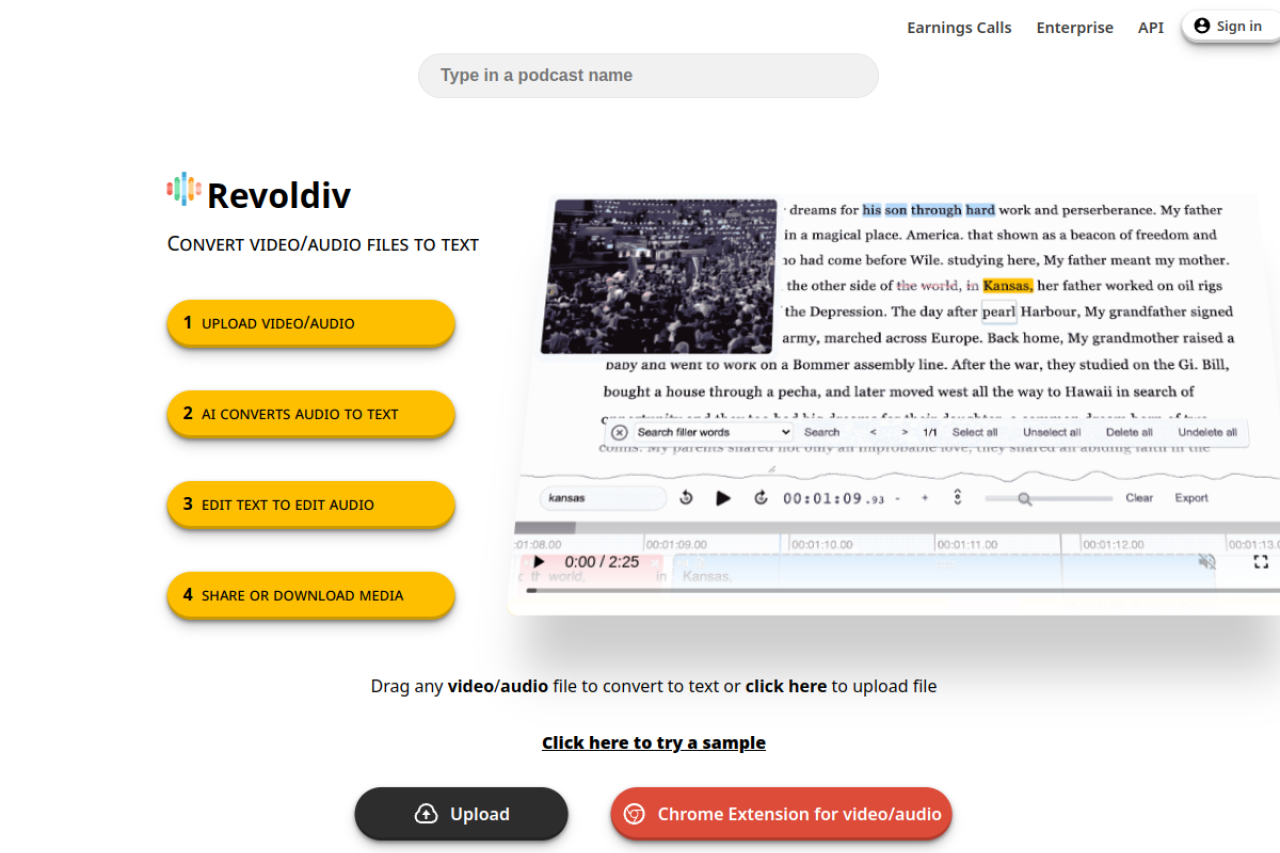 Revoldiv screenshot