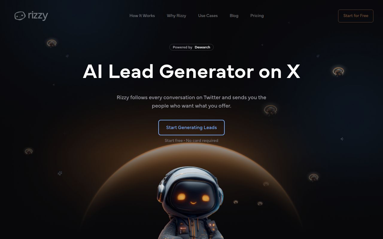 Rizzy - AI Lead Generator screenshot