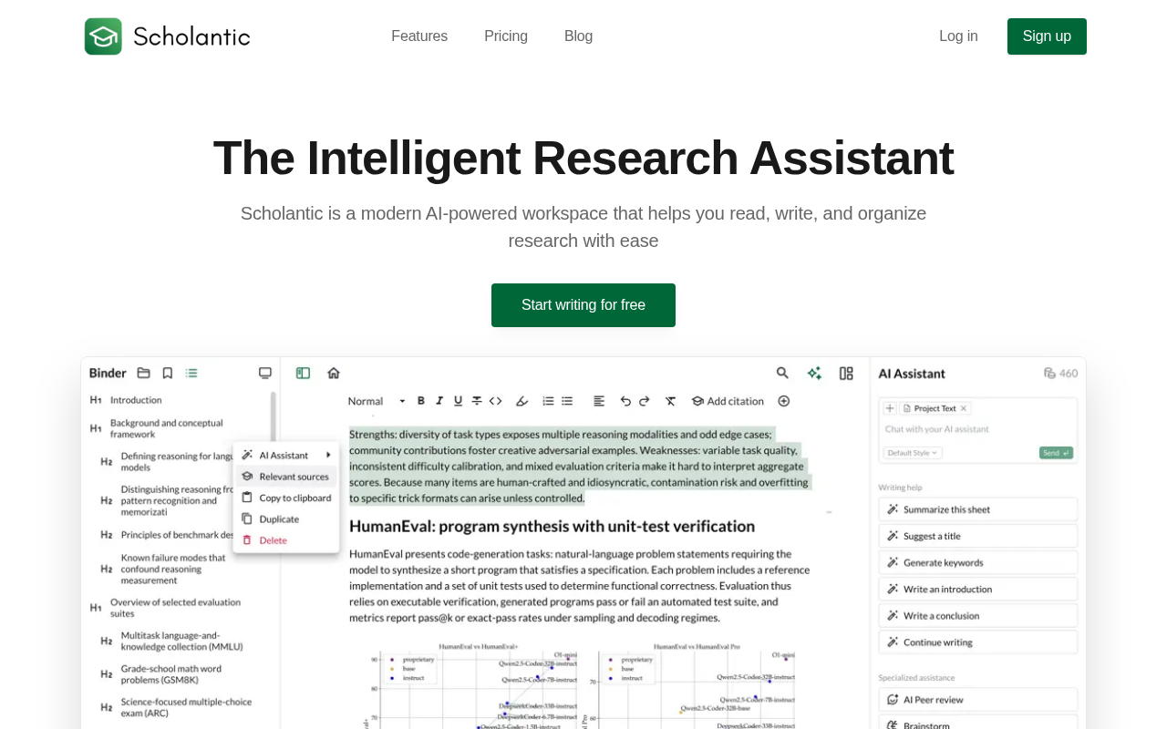 Scholantic screenshot