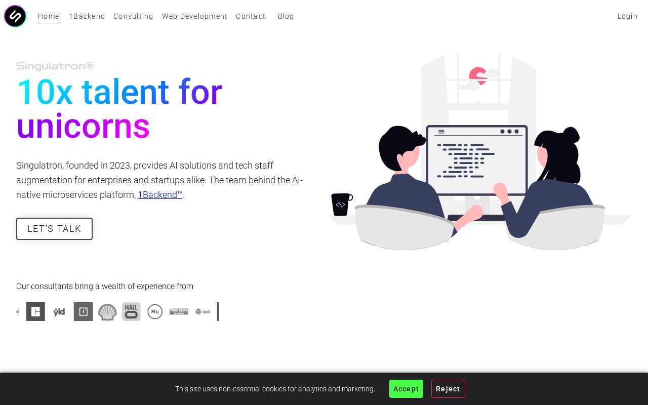 Singulatron screenshot