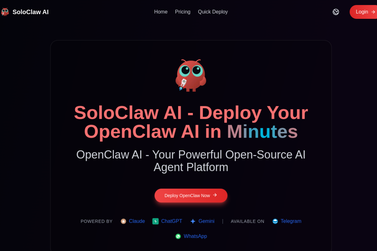 SoloClaw AI screenshot