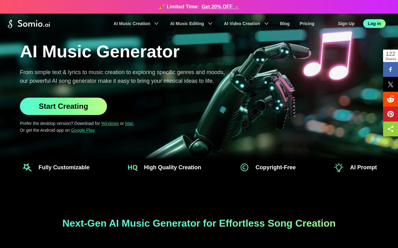 Somio AI screenshot