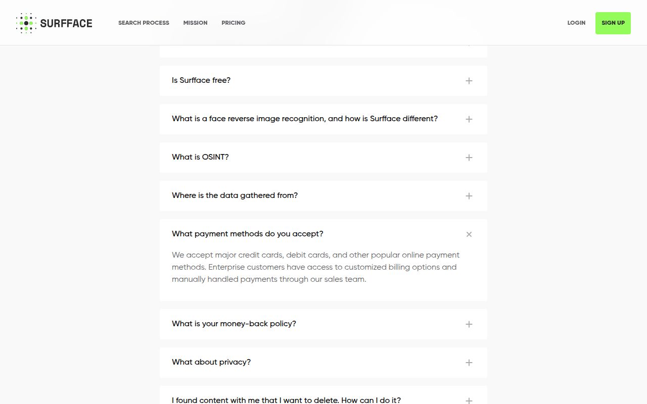 Surfface AI screenshot