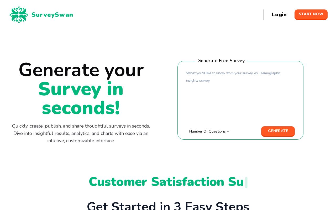 SurveySwan screenshot