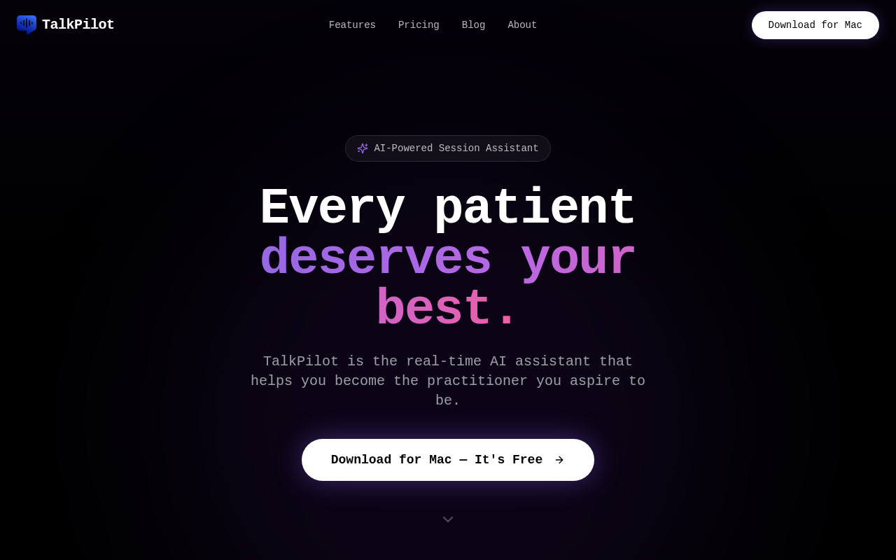 TalkPilot screenshot