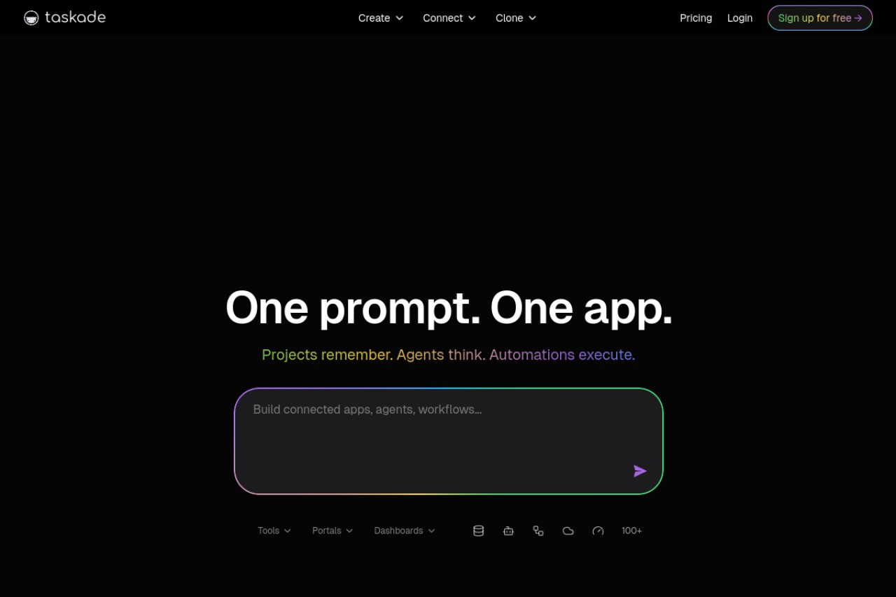Taskade screenshot