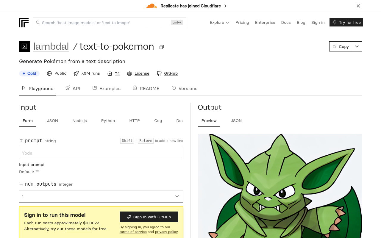 Text-to-pokemon v1 screenshot