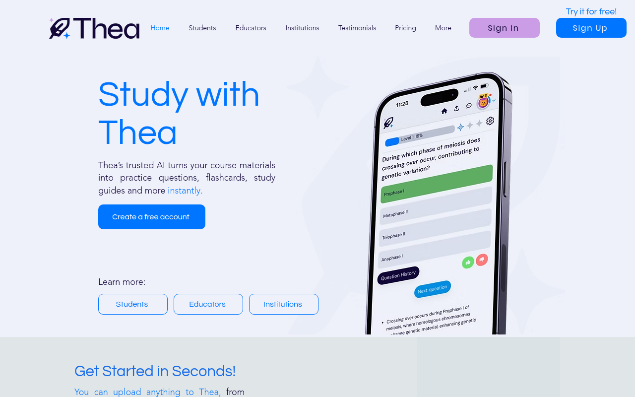 Thea screenshot