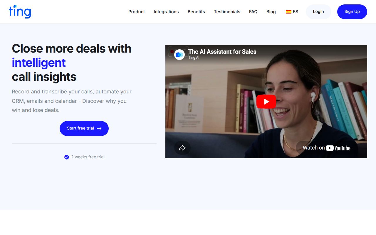 Ting AI screenshot