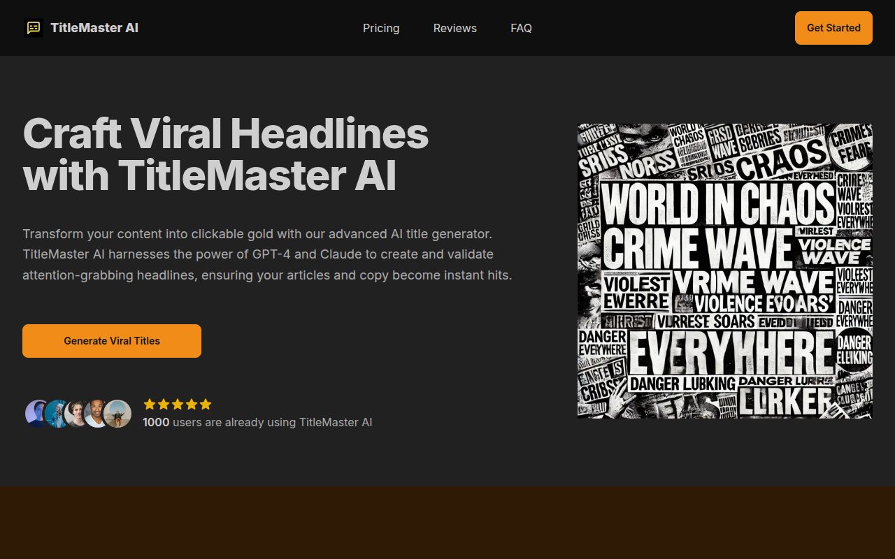 TitleMaster AI screenshot