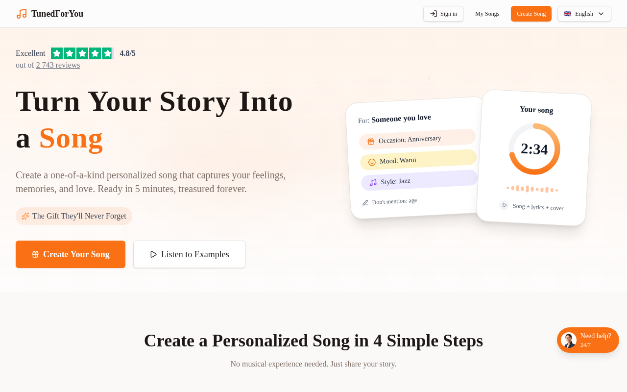 TunedForYou screenshot