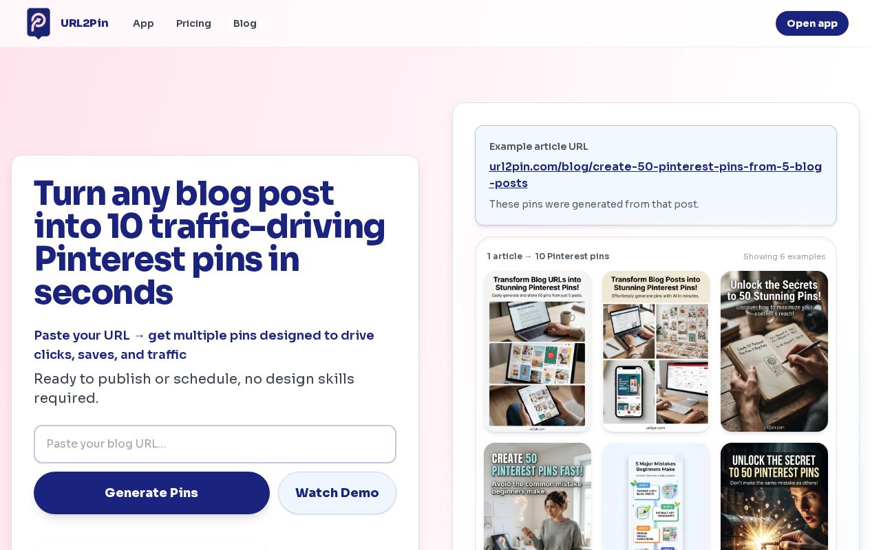 Url Mix Pin URL2Pin Review 2026: Pricing, Pros & Alternatives | TryAnAI