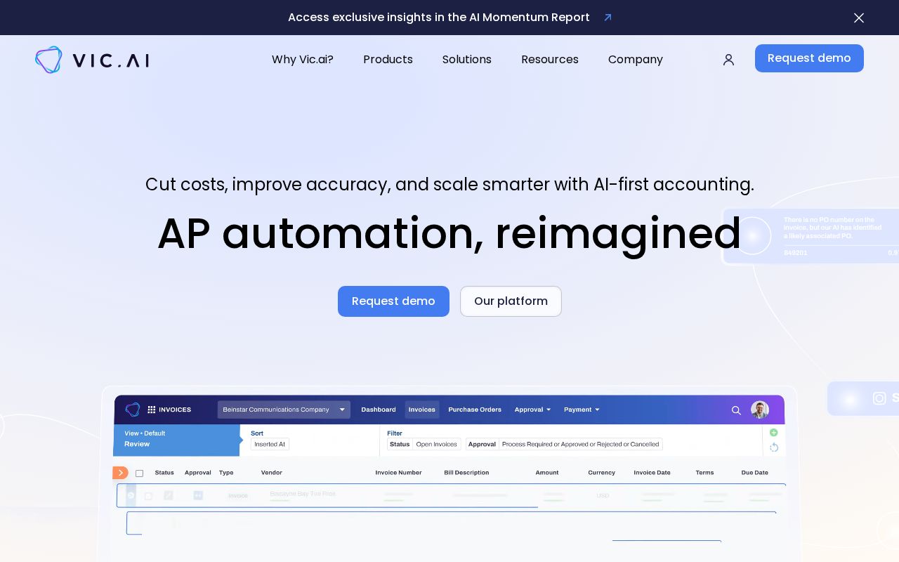 Vic.ai screenshot