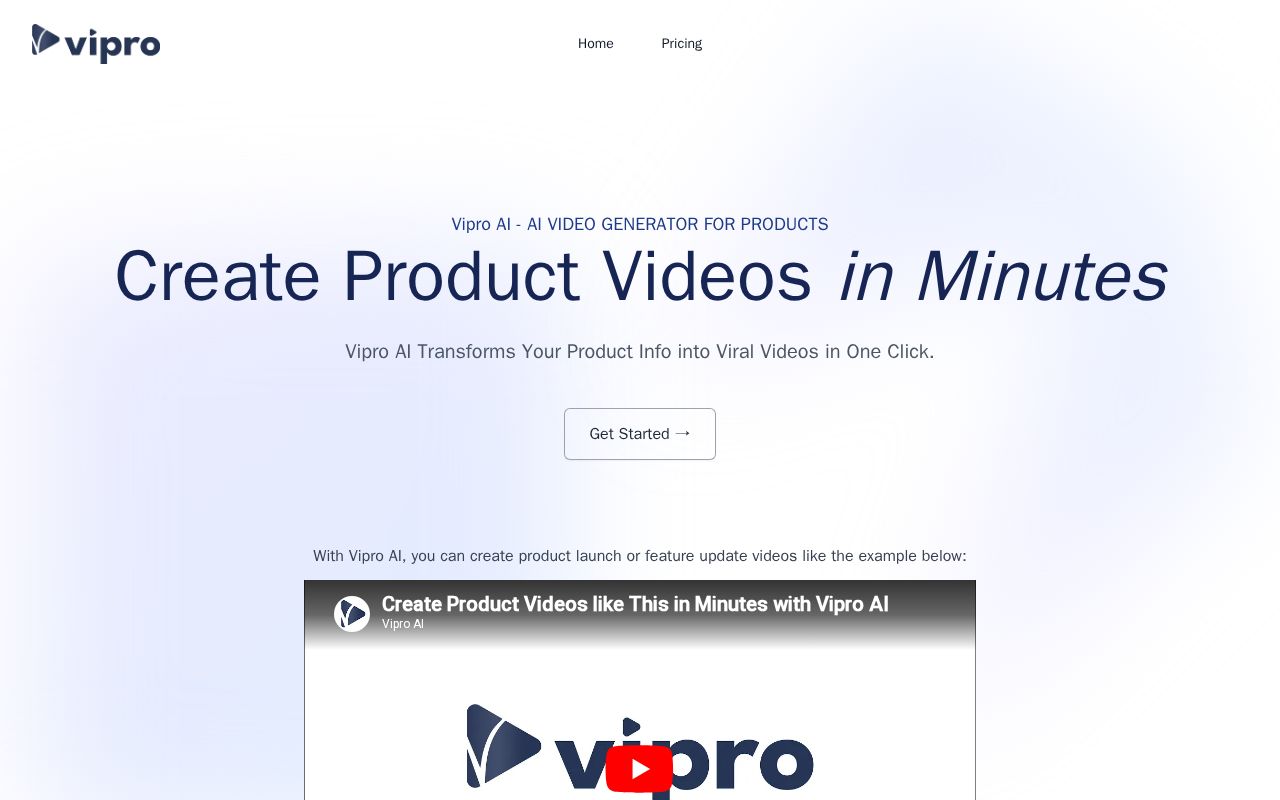 Vipro AI screenshot