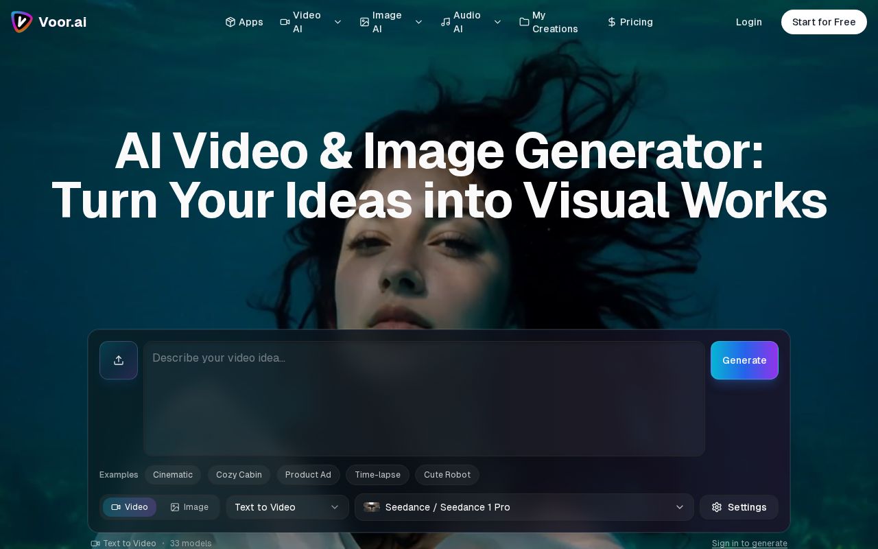 Voor AI | Video Generator Review 2026 + Alternatives | TryAnAI