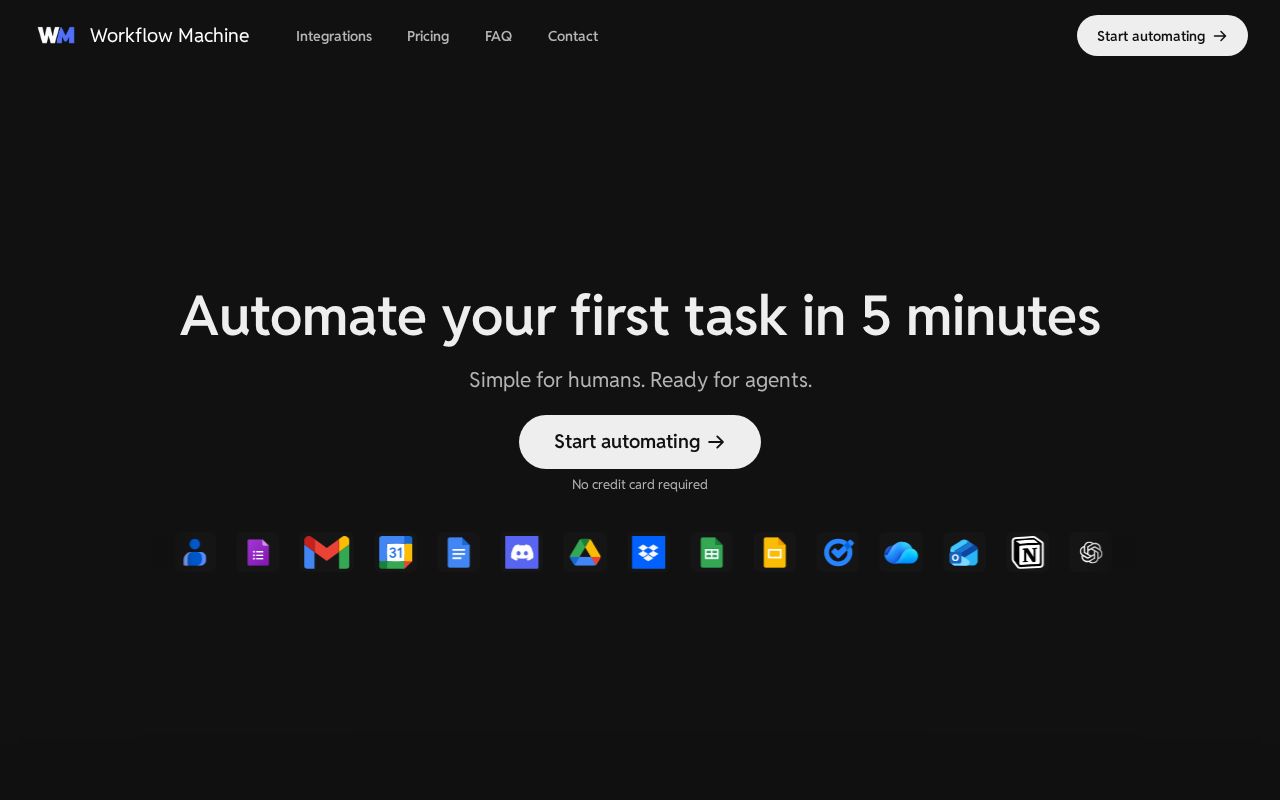 Workflow Machine screenshot