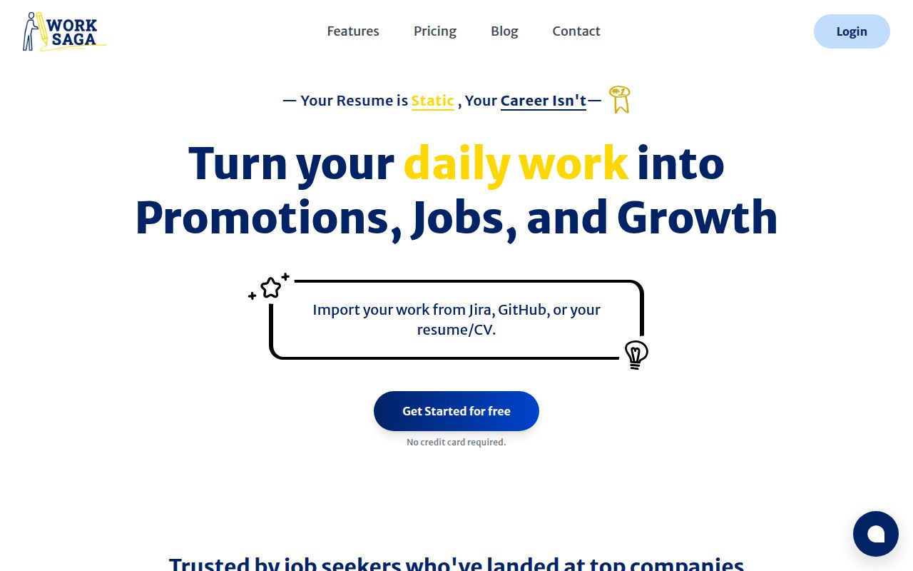 WorkSaga screenshot