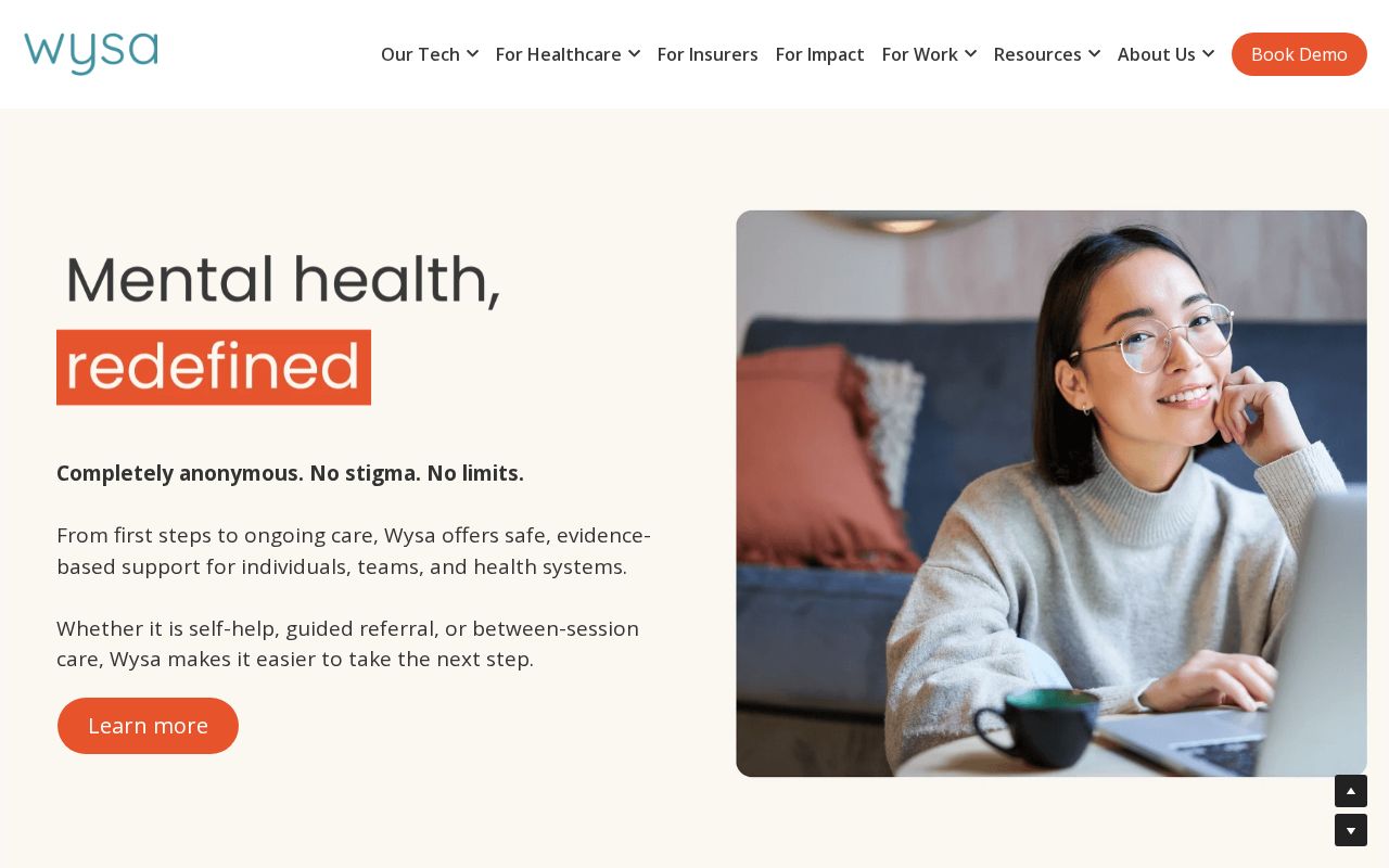 Wysa screenshot