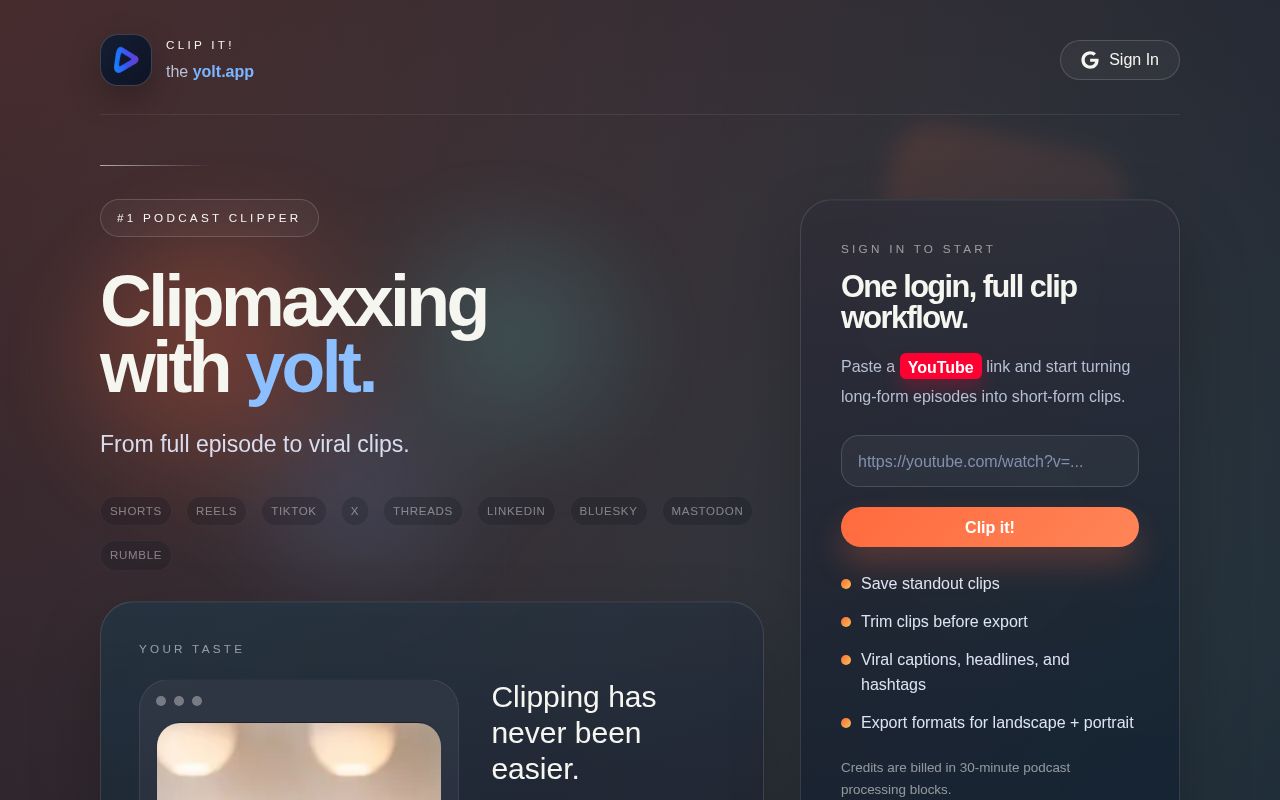 Yolt screenshot