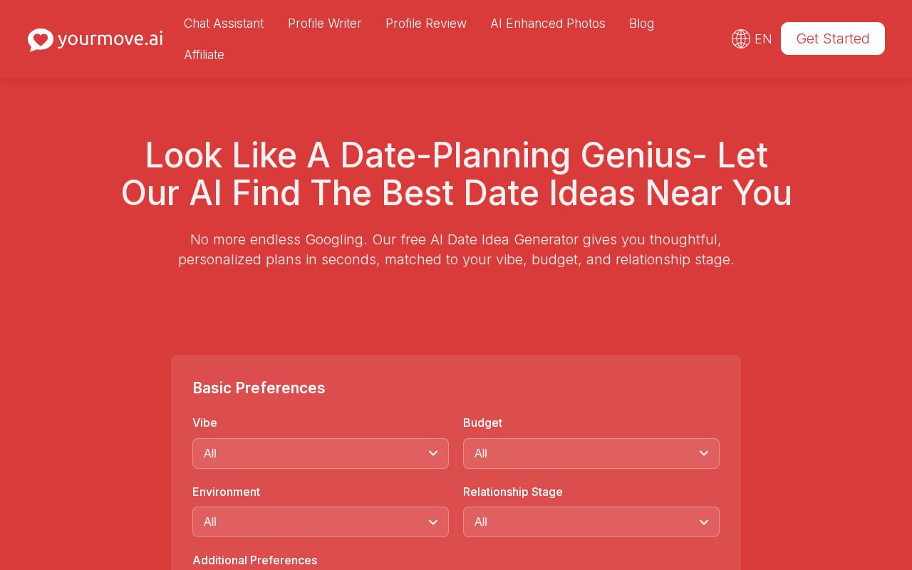 YourMove Date Ideas screenshot