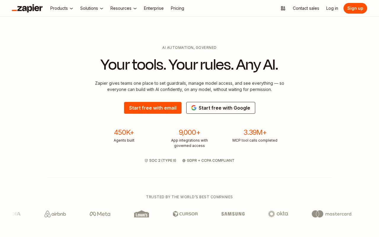 Zapier screenshot